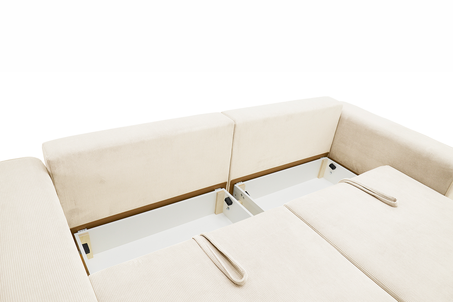 Прямые диваны - изображение №3 "Диван Шери еврокнижка / белый"  на www.Angstrem-mebel.ru