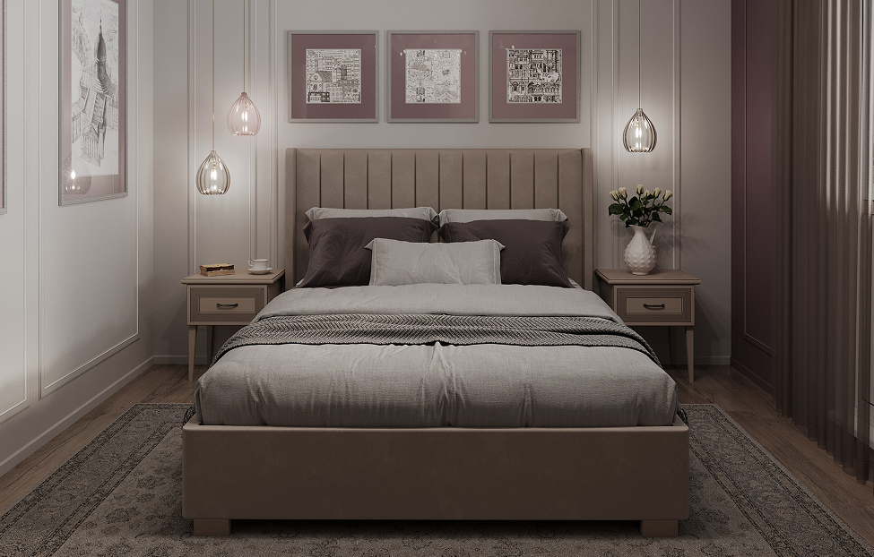 Двуспальные кровати - изображение №7 "Кровать Аделия 180 х 200"  на www.Angstrem-mebel.ru